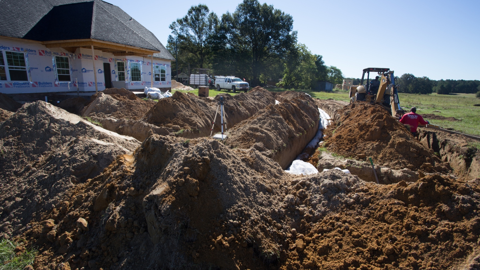 New Construction Septic Tank Installation New Construction Septic Tank Installation